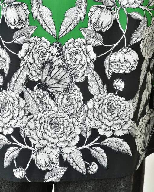 La Piscine Paris Chemise manches courtes à imprimé floral Valentino*Homme Chemises