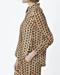 La Piscine Paris Chemise manches longues motif géométrique Beatrice B*Femme Chemisiers & Blouses