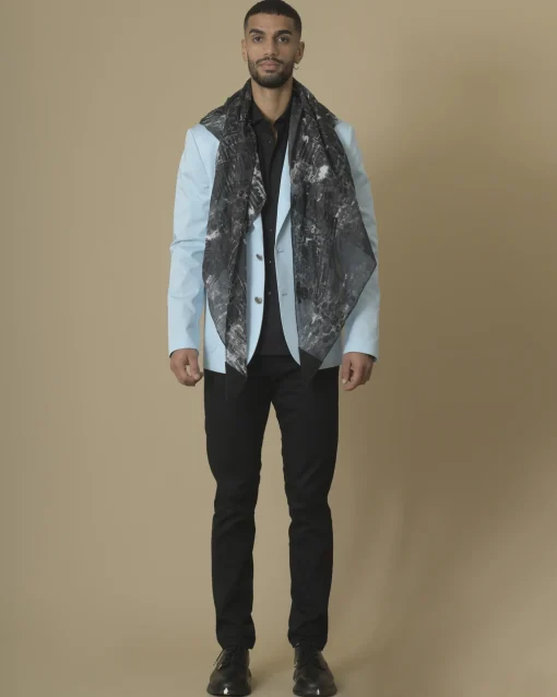 La Piscine Paris Chemise e en coton Blue Industry*Homme Chemises