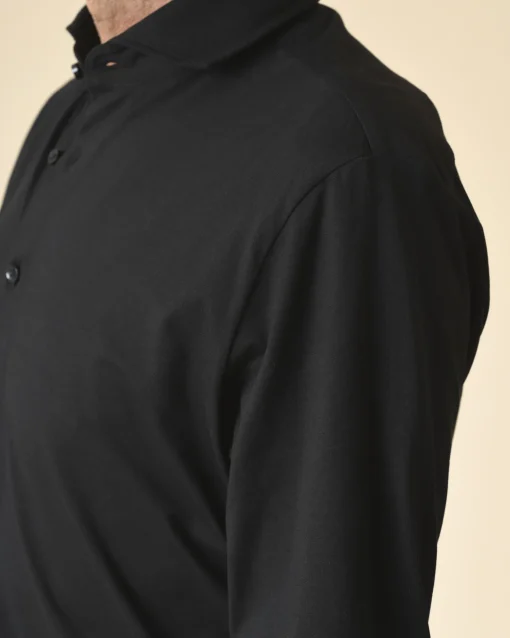La Piscine Paris Chemise e en jersey de coton Blue Industry*Homme Chemises