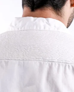 La Piscine Paris Chemise skinny en coton à dos plissé Balmain*Homme Chemises