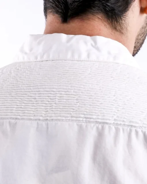 La Piscine Paris Chemise skinny en coton à dos plissé Balmain*Homme Chemises