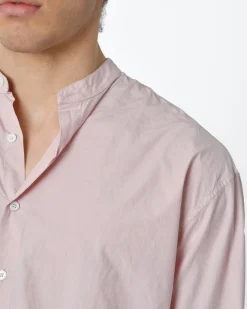 La Piscine Paris Chemise slim en coton à col mao Edition M.R*Homme Chemises