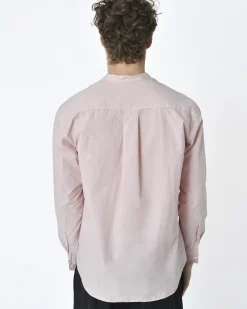 La Piscine Paris Chemise slim en coton à col mao Edition M.R*Homme Chemises