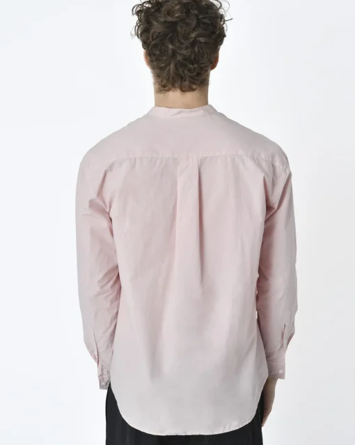 La Piscine Paris Chemise slim en coton à col mao Edition M.R*Homme Chemises