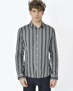 La Piscine Paris Chemise slim à rayures Les Hommes*Homme Chemises