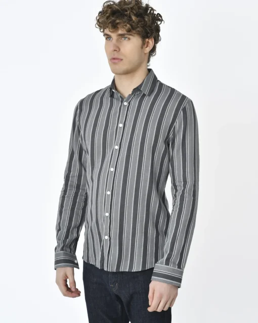 La Piscine Paris Chemise slim à rayures Les Hommes*Homme Chemises