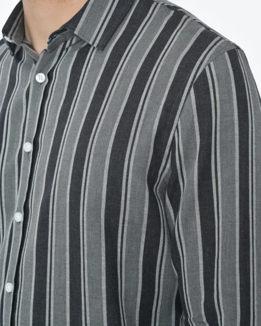 La Piscine Paris Chemise slim à rayures Les Hommes*Homme Chemises