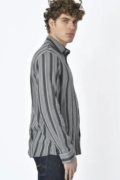 La Piscine Paris Chemise slim à rayures Les Hommes*Homme Chemises