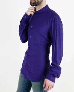 La Piscine Paris Chemise te à imprimé losanges Just Cavalli*Homme Chemises