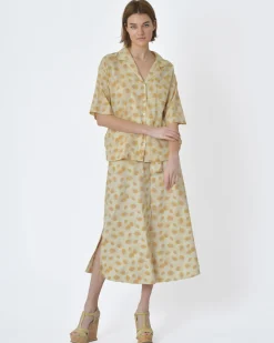 La Piscine Paris Chemisier d'ensemble à fleurs Diega*Femme Chemisiers & Blouses