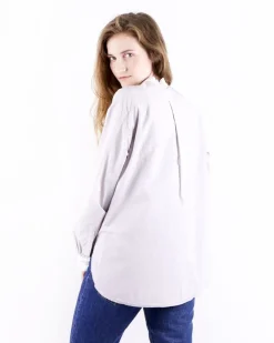 La Piscine Paris Chemisier en coton lavande à col plastron Forte Forte*Femme Chemisiers & Blouses