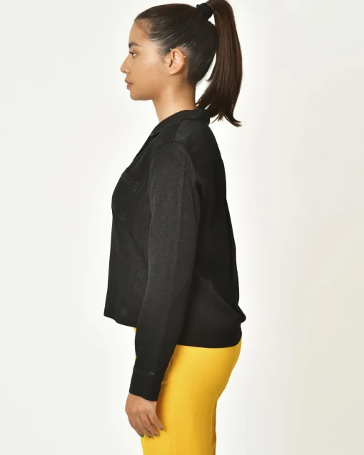 La Piscine Paris Chemisier en jacquard Chemins Blancs*Femme Chemisiers & Blouses