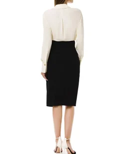 La Piscine Paris Chemisier en mousseline he à broderie chaîne Elisabetta Franchi*Femme Chemisiers & Blouses
