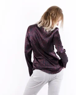 La Piscine Paris Chemisier en soie e effet croco Momoni*Femme Chemisiers & Blouses