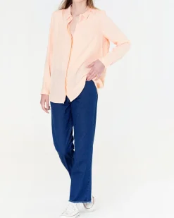 La Piscine Paris Chemisier en viscose pêche Chacok*Femme Chemisiers & Blouses