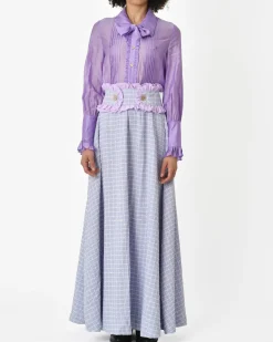 La Piscine Paris Chemisier lila Edward Achour*Femme Chemisiers & Blouses