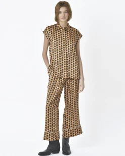 La Piscine Paris Chemisier manches courtes motif géométrique Beatrice B*Femme Chemisiers & Blouses