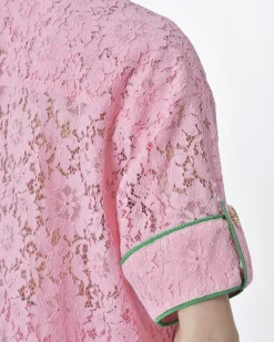 La Piscine Paris Chemisier bordure vert Edward Achour*Femme Chemisiers & Blouses