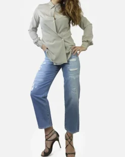 La Piscine Paris Chemisier fluide, parmenture asymétrique Sara Roka*Femme Chemisiers & Blouses