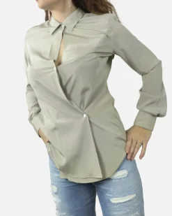 La Piscine Paris Chemisier fluide, parmenture asymétrique Sara Roka*Femme Chemisiers & Blouses