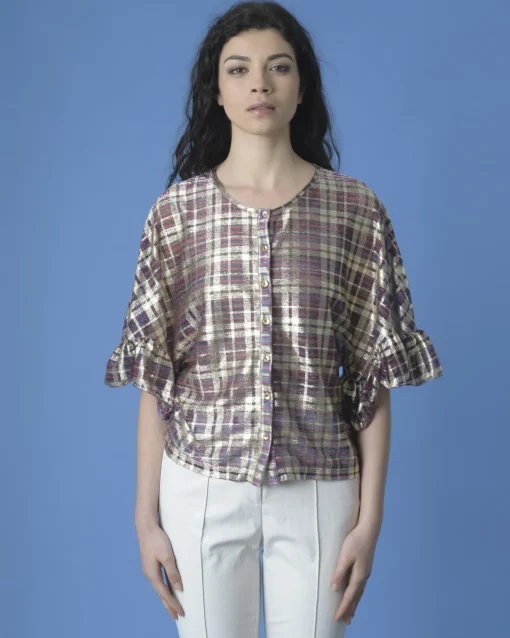 La Piscine Paris Chemisier en lurex SVNTY*Femme Chemisiers & Blouses