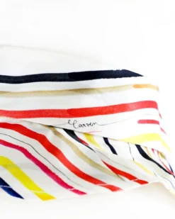 La Piscine Paris Col Claudine amovible à rayures Carven*Femme Autres Accessoires