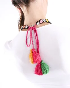 La Piscine Paris Collier à pompons Shourouk*Femme Bijoux