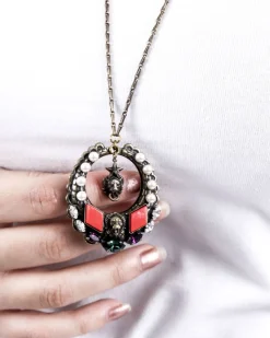 La Piscine Paris Collier couleur à tête de lion Anton Heunis*Femme Bijoux