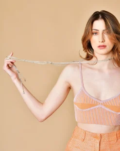La Piscine Paris Collier de perles et étoiles Lorena Antoniazzi*Femme Bijoux