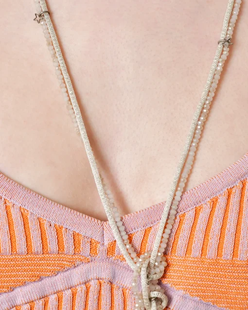 La Piscine Paris Collier de perles et étoiles Lorena Antoniazzi*Femme Bijoux