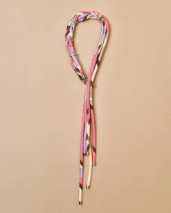 La Piscine Paris Collier en tissu imprimé à anneaux Emilio Pucci*Femme Bijoux