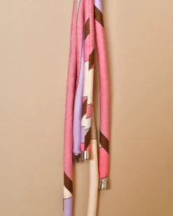 La Piscine Paris Collier en tissu imprimé à anneaux Emilio Pucci*Femme Bijoux