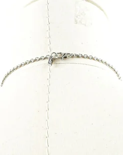 La Piscine Paris Collier métal rhodié Swarovski*Femme Bijoux