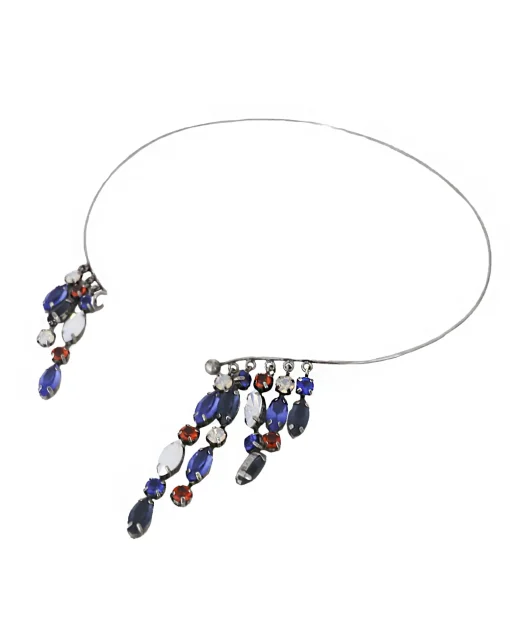 La Piscine Paris Collier ras du cou à pierres es Appartamento*Femme Bijoux