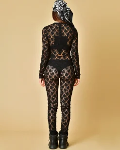 La Piscine Paris Combinaison en dentelle Heron Preston*Femme Combinaisons