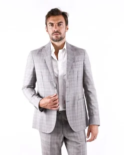 La Piscine Paris Costume 2 pièces en laine à carreaux Roda*Homme Costumes