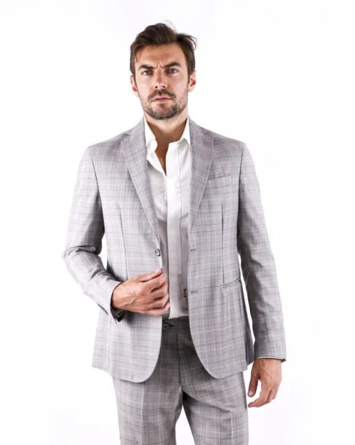 La Piscine Paris Costume 2 pièces en laine à carreaux Roda*Homme Costumes