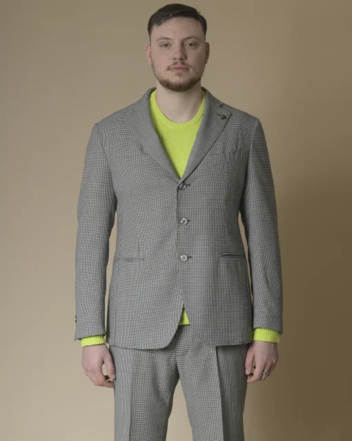 La Piscine Paris Costume 3 pièces pied-de-poule Gabriele Pasini*Homme Costumes