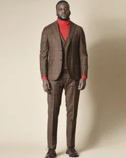 La Piscine Paris Costume en laine à carreaux Gabriele Pasini*Homme Costumes