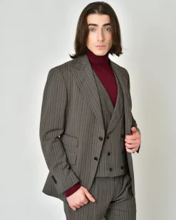 La Piscine Paris Costume trois pièces à rayures Gabriele Pasini*Homme Costumes