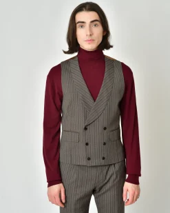La Piscine Paris Costume trois pièces à rayures Gabriele Pasini*Homme Costumes