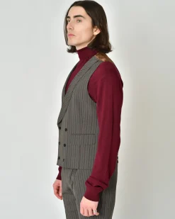 La Piscine Paris Costume trois pièces à rayures Gabriele Pasini*Homme Costumes