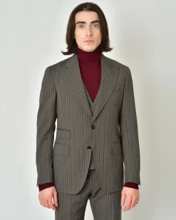 La Piscine Paris Costume trois pièces à rayures Gabriele Pasini*Homme Costumes