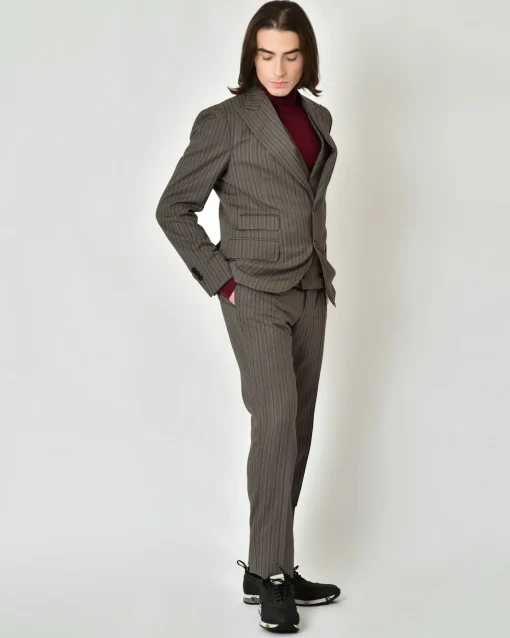 La Piscine Paris Costume trois pièces à rayures Gabriele Pasini*Homme Costumes