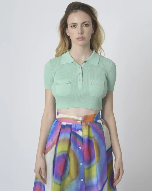 La Piscine Paris Crop top Elisabetta Franchi*Femme Tops