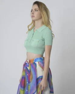 La Piscine Paris Crop top Elisabetta Franchi*Femme Tops
