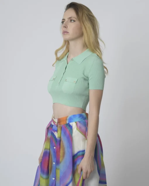 La Piscine Paris Crop top Elisabetta Franchi*Femme Tops