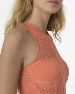La Piscine Paris Crop-top sans manches Elisabetta Franchi*Femme Tops