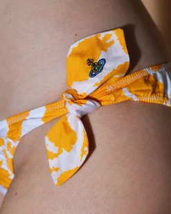 La Piscine Paris Culotte froufrou en coton imprimé Vivienne Westwood*Femme Lingerie